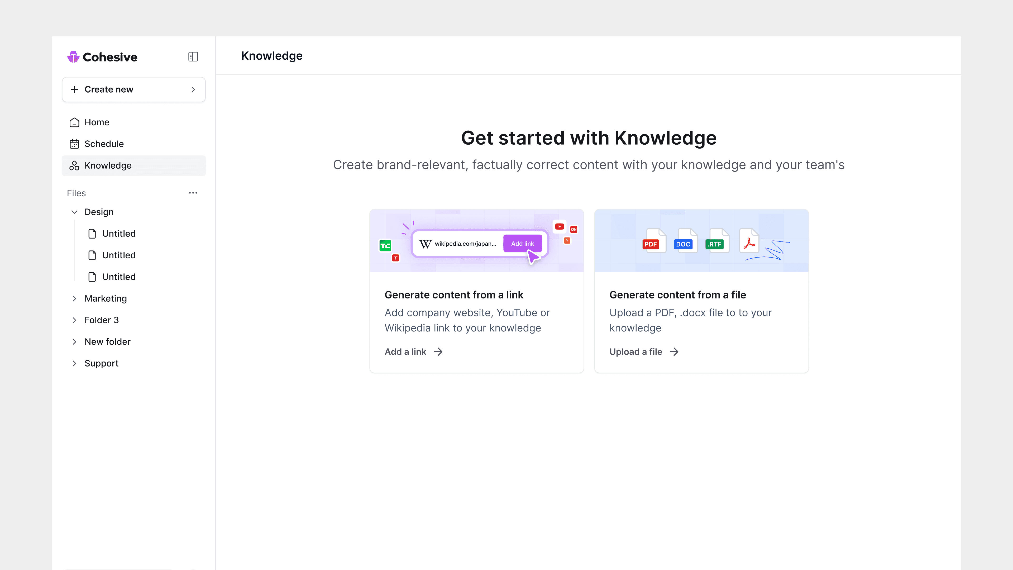 Cohesive writing editor