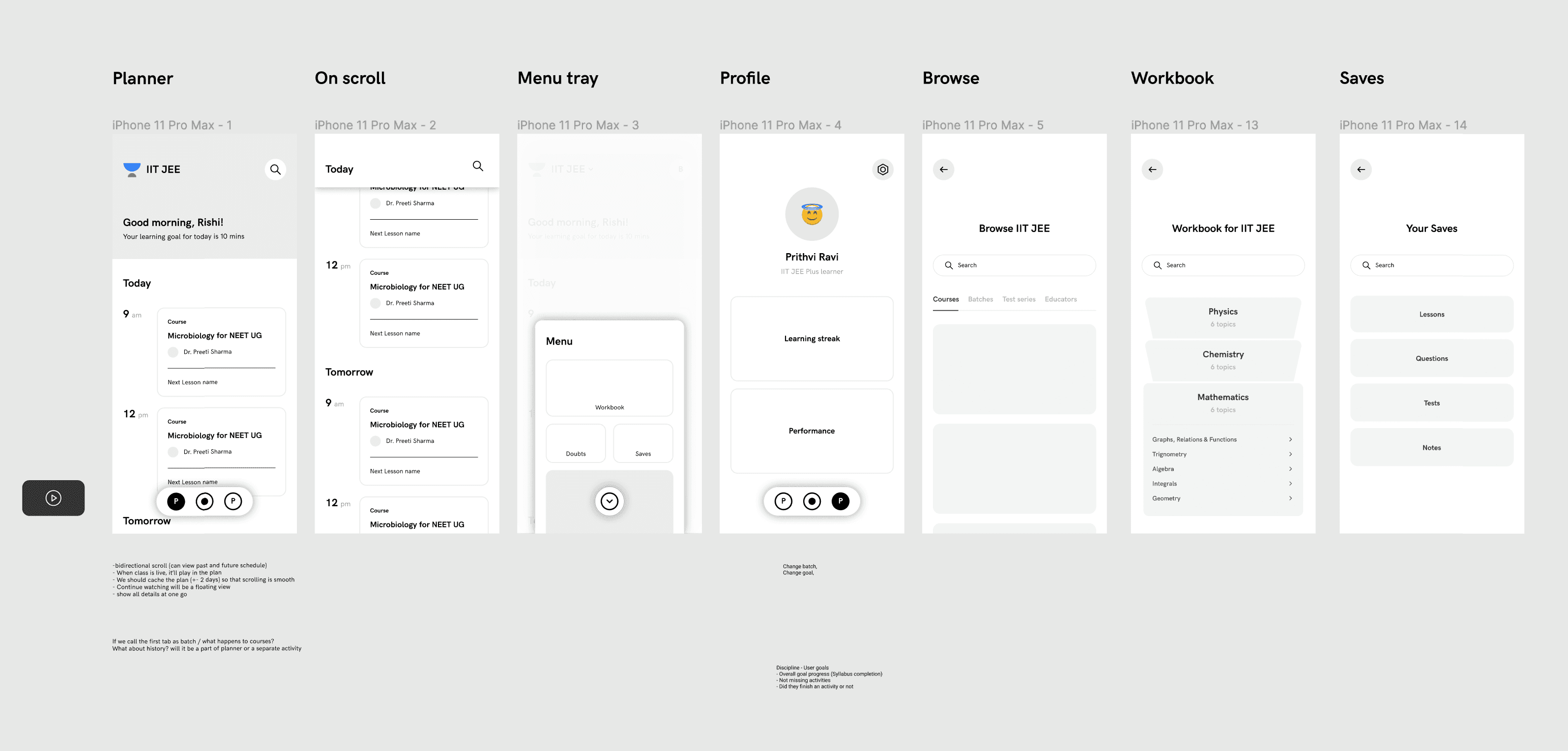 Unacademy product navigation framework